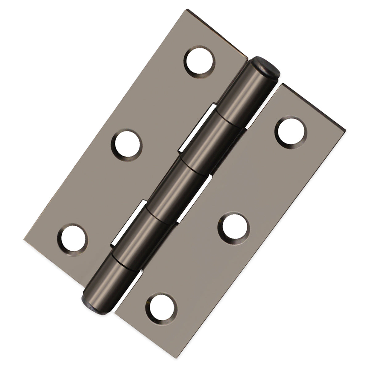 NON CE MILD STEEL BUTT HINGE 76x50 BKN by Spira Brass