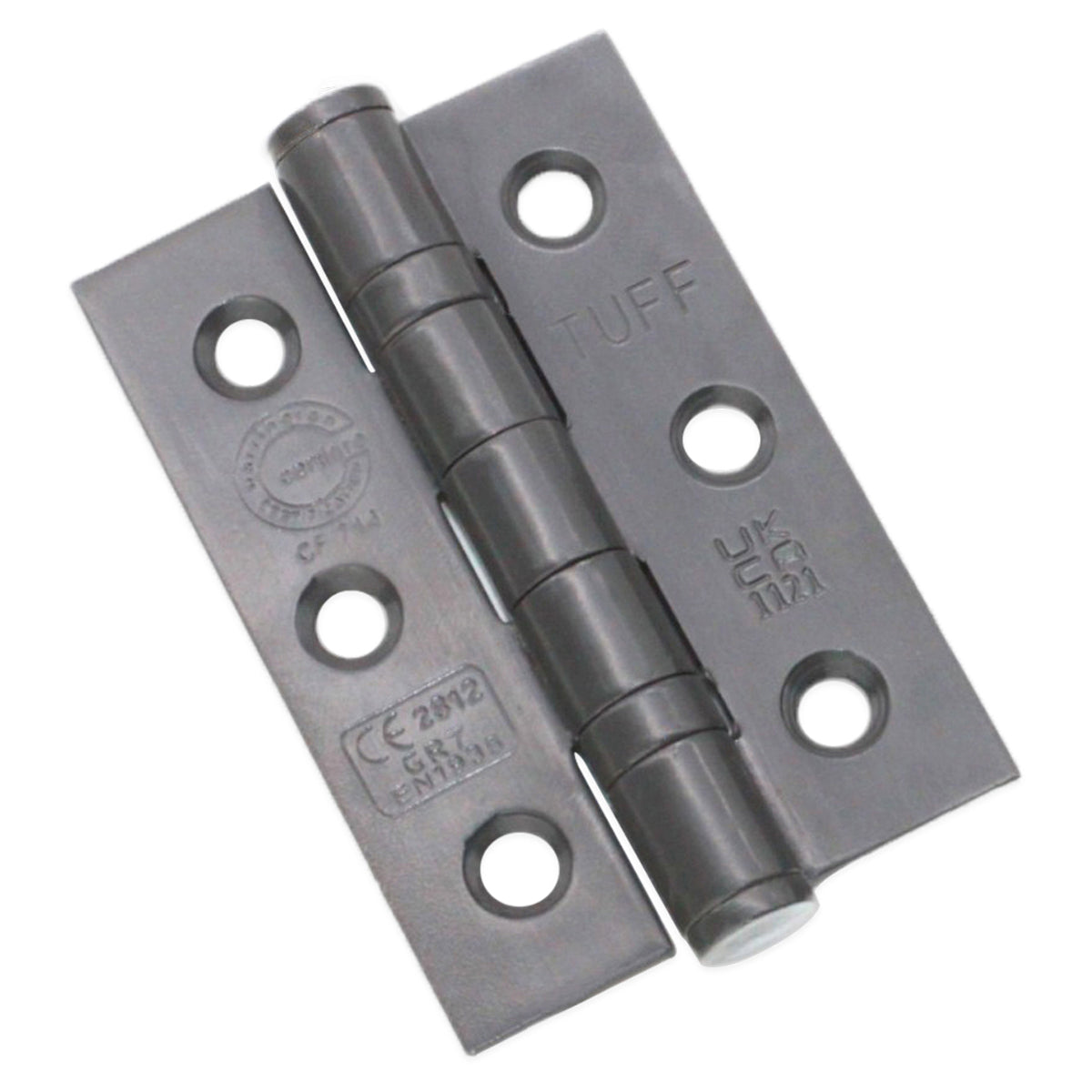 MILD STEEL BB BUTT HINGE CE7 76x3x50 GUN by Spira Brass