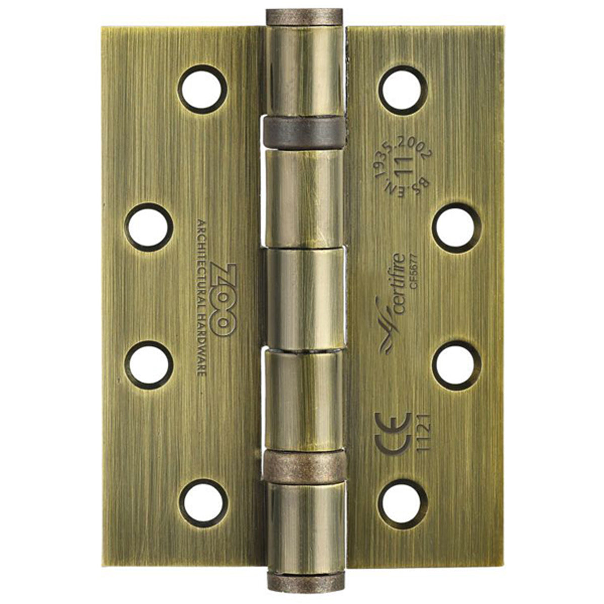 ZHS ST DOOR HINGE SQU 102x76x3 FBZ