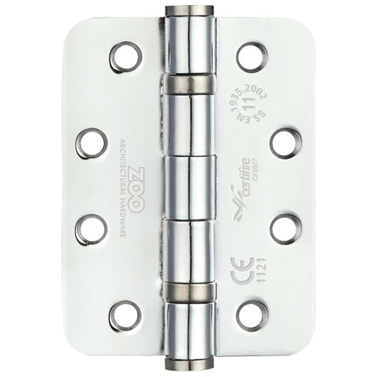 ZHS ST DOOR HINGE RAD 102x76x3 PCP – HIZ1265H