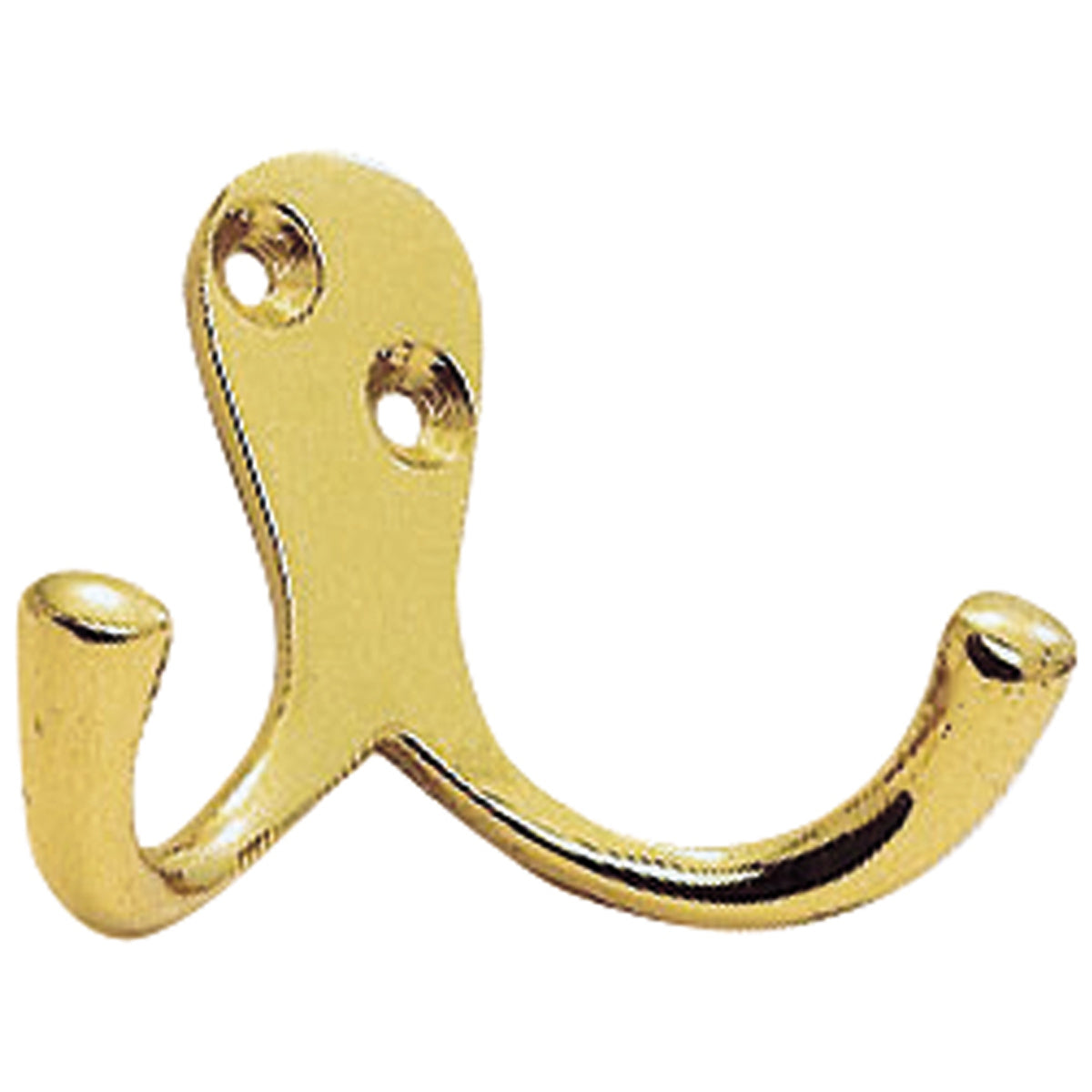 VICT DOUBLE ROBE HOOK 55x64x26 PBR