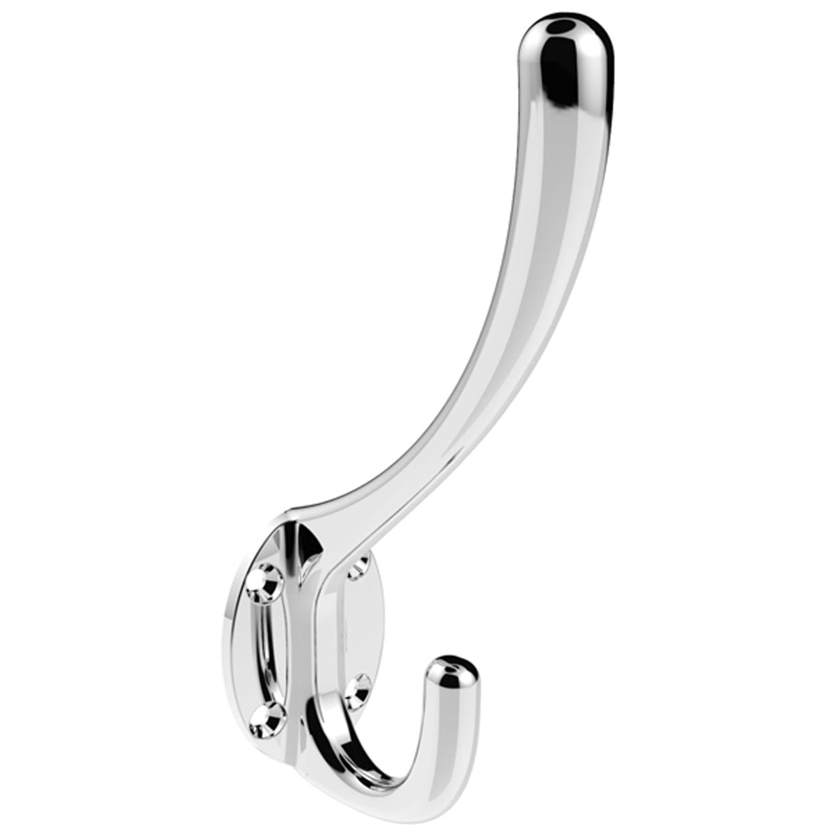 HAT+COAT HOOK HAQ 145x36x76 PCP AQ25CP by CARLISLE BRASS