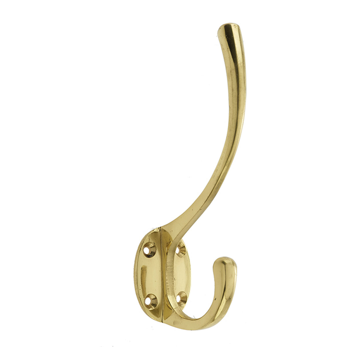 JEDO HAT+COAT HOOK SOLID 144x32x55 BRS/PBR