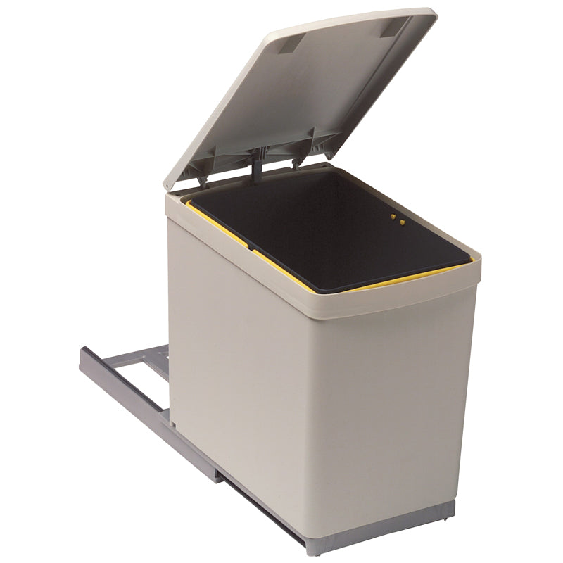PULLOUT WASTE BIN 16L PL/LGY