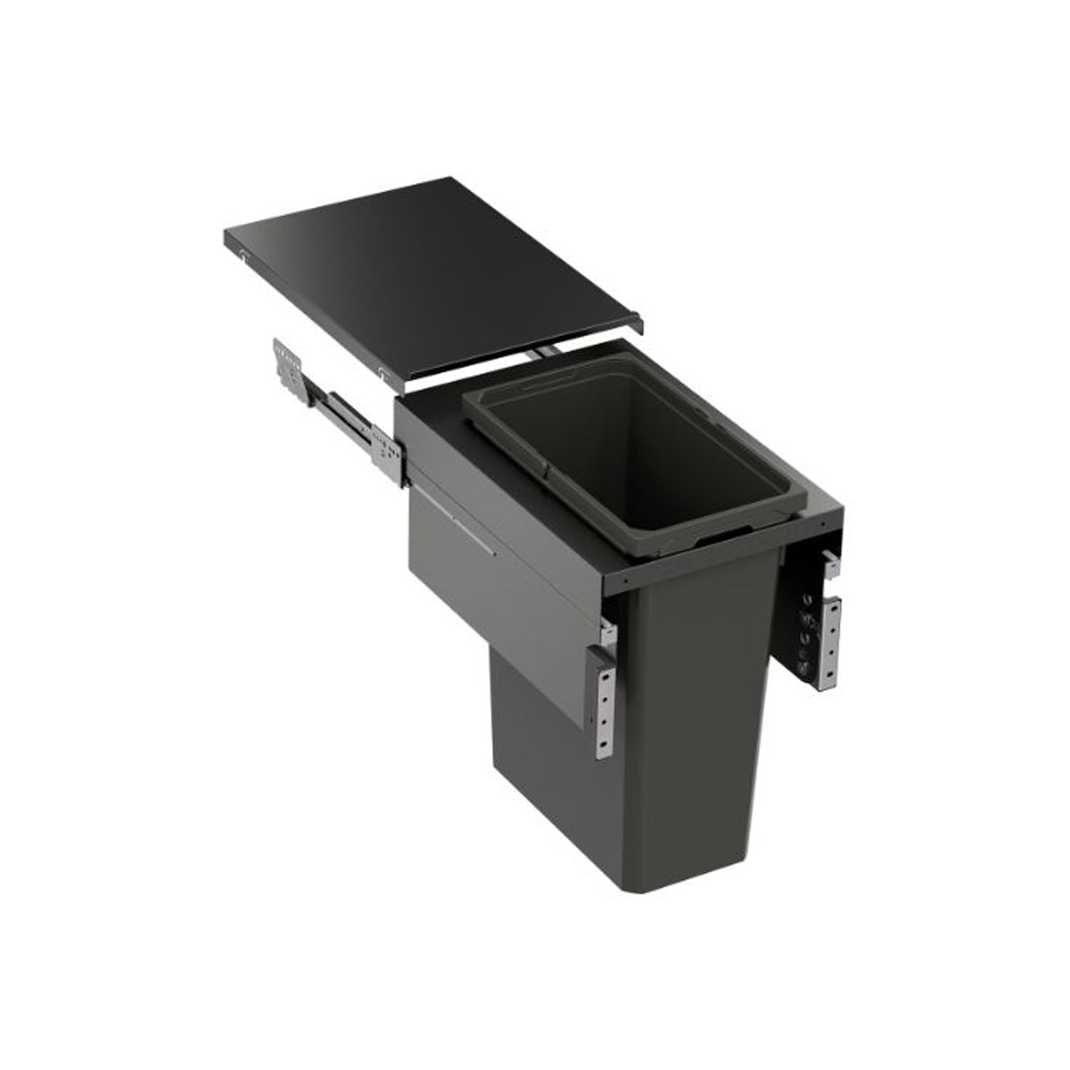 VS ENVI SPACE XX PRO S WASTE BIN 1x44L 476x400 LVGY