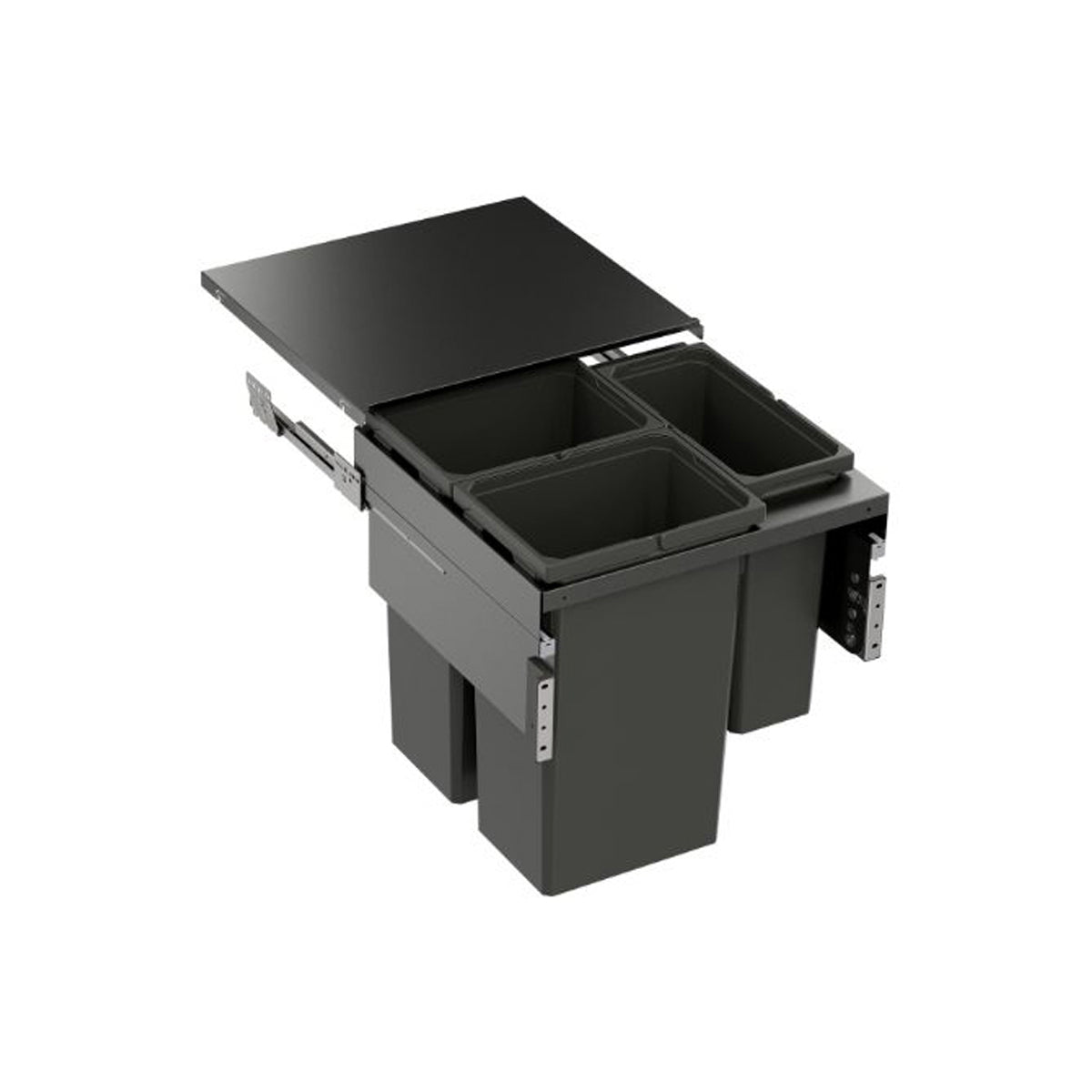 VS ENVI SPACE XX PRO S WASTE BIN 2x32L 1x21L 476x600 LVGY