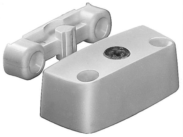BLUM KNOCKDOWN CABINET CONNECTOR SCREW-ON SET NYL/WHI