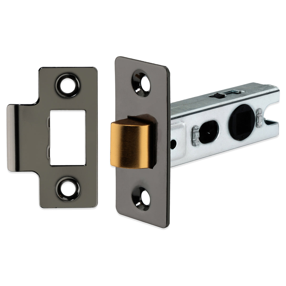 ECO TUBULAR LATCH 56x63 BKN by Spira Brass