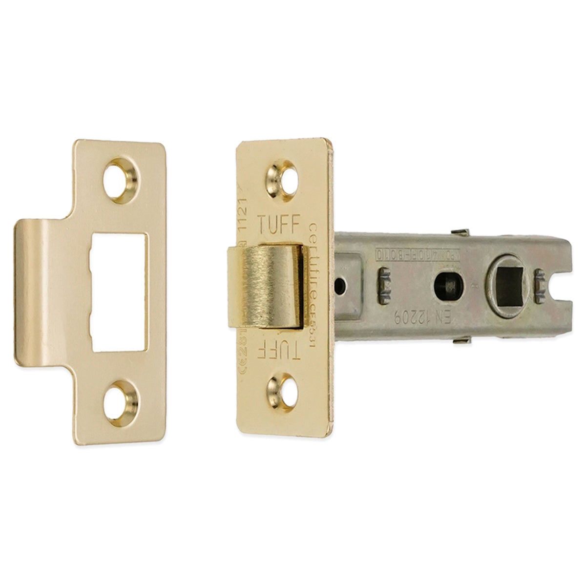 BOLT THROUGH TUBULAR LATCH CE 56x076 EBR by Spira Brass
