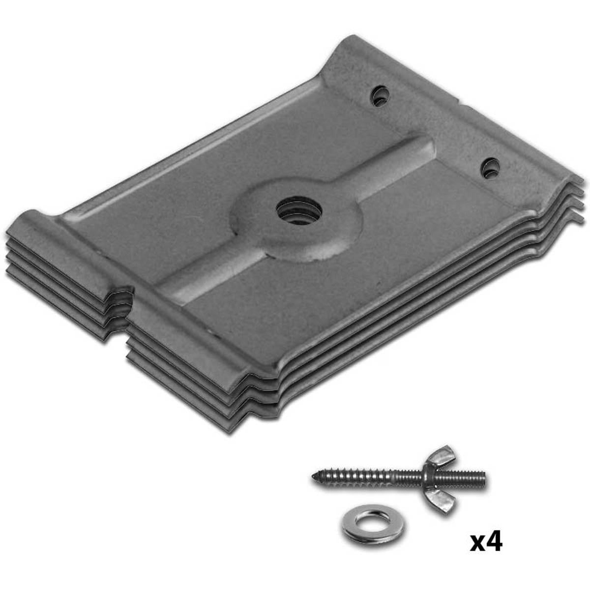 CROSS CORNER PLATE LARGE ST/SC SET – LF1802L
