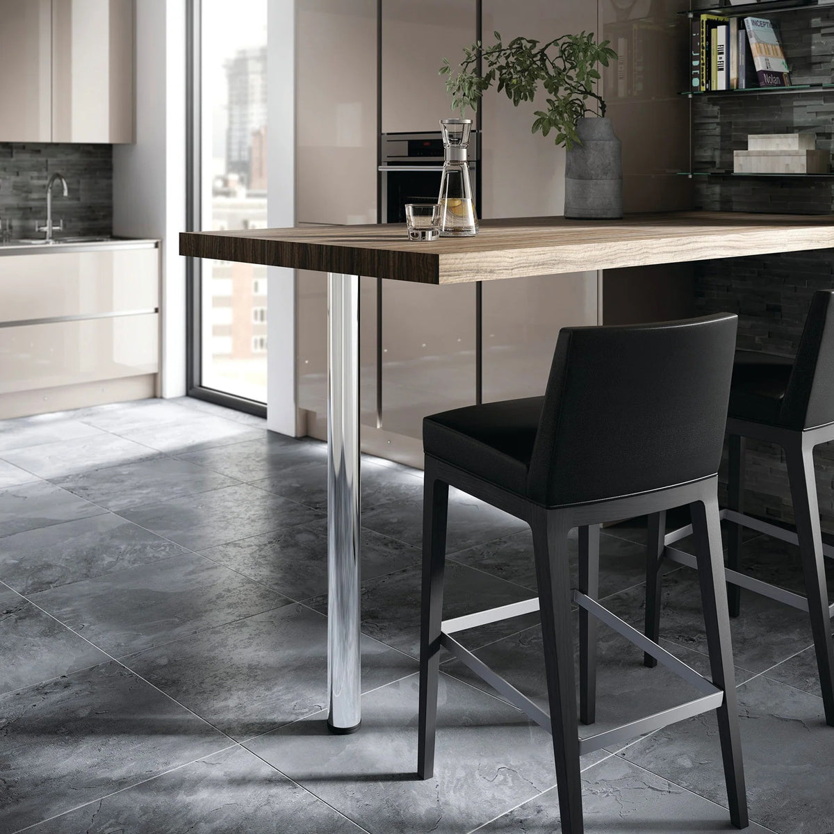 BREAKFAST BAR LEG ADJ 100KG D60x0870 PSS by ROTHLEY BURN LTD