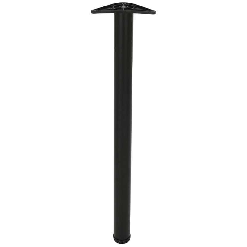 TABLE LEG ADJ D60x710 BLK 4PK