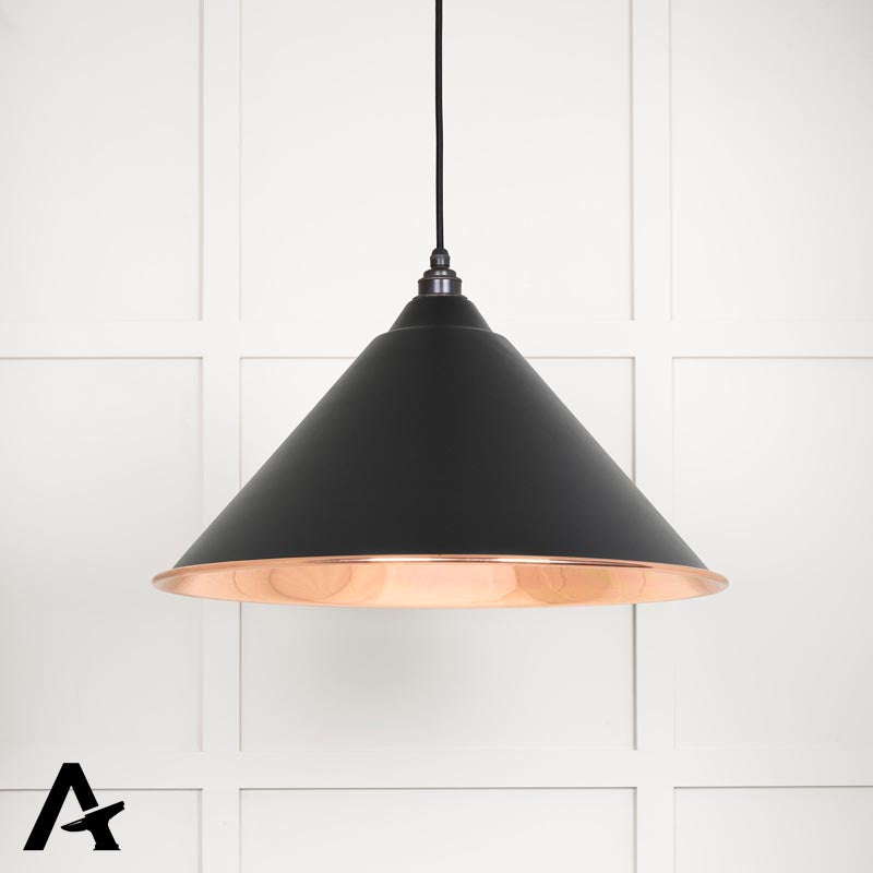 HOCKLEY PENDANT SMOOTH 510x290 COP/ELAN BLK - 49503SEB by MARCHES (ANVIL) ARCHITECTURAL HARDWARE