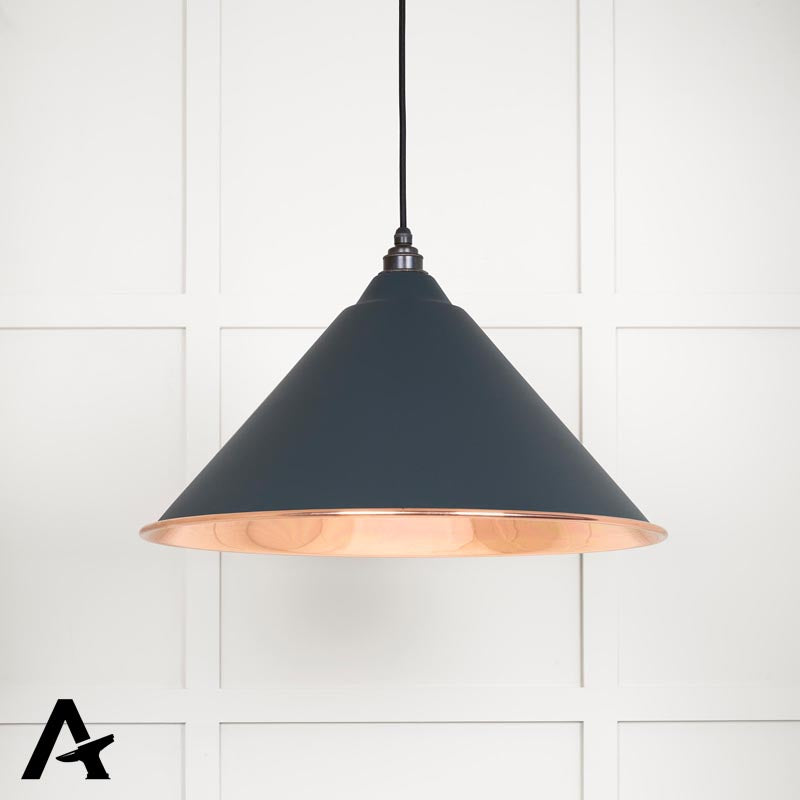 HOCKLEY PENDANT SMOOTH 510x290 COP/SOOT - 49503SSO by MARCHES (ANVIL) ARCHITECTURAL HARDWARE
