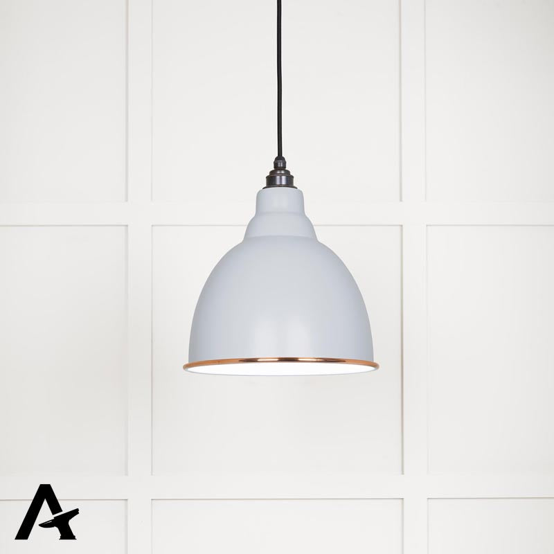BRINDLEY PENDANT GLOSS 260x270 WHI/BIRCH - 49507BI by MARCHES (ANVIL) ARCHITECTURAL HARDWARE
