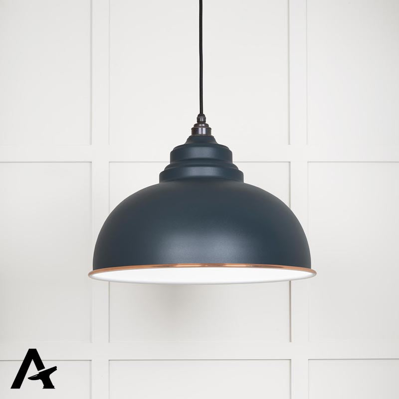 HARBORNE PENDANT GLOSS 400x270 WHI/SOOT - 49508SO by MARCHES (ANVIL) ARCHITECTURAL HARDWARE