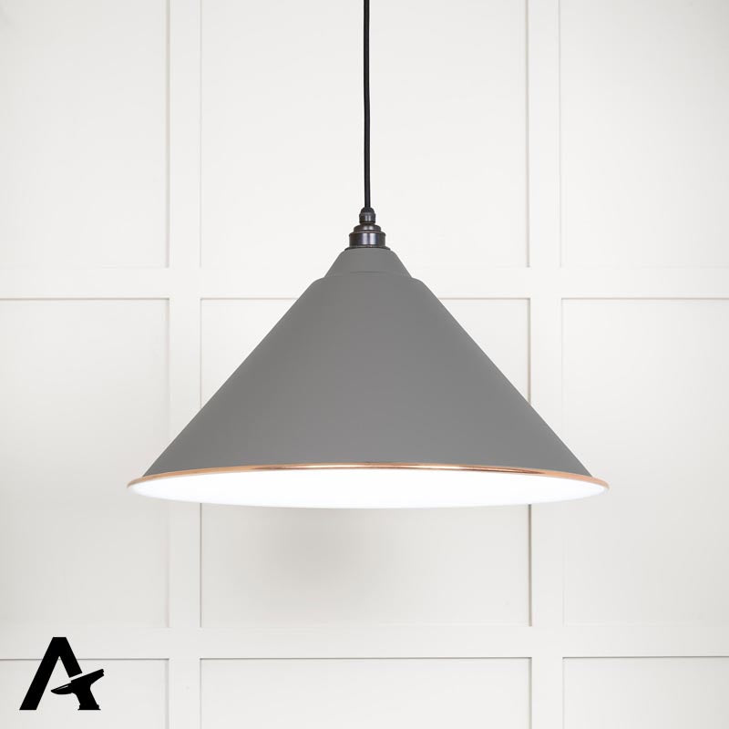 HOCKLEY PENDANT GLOSS 510x290 WHI/BLUFF by MARCHES (ANVIL) ARCHITECTURAL HARDWARE