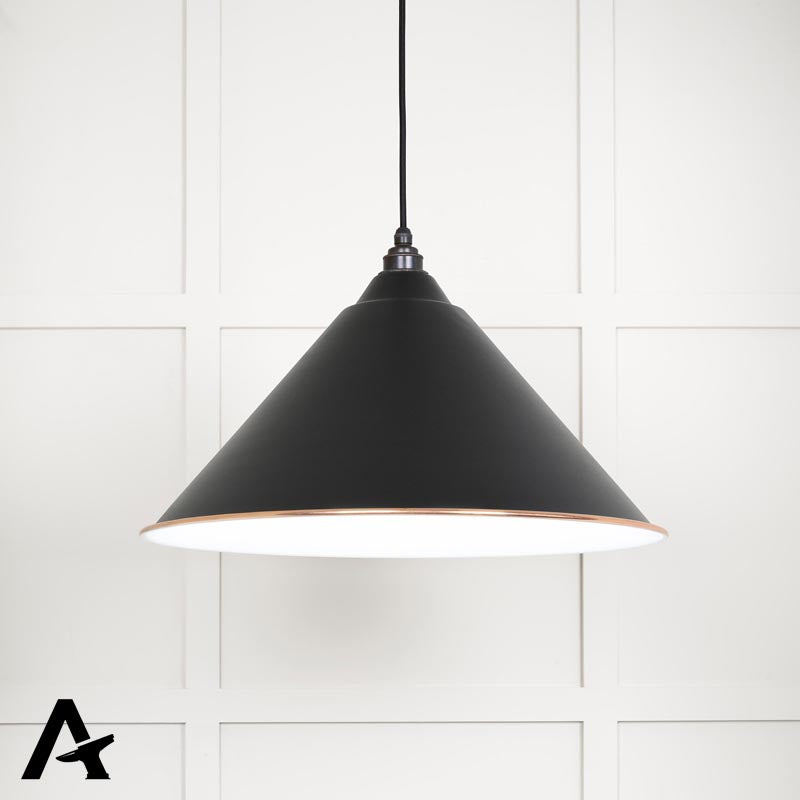 HOCKLEY PENDANT GLOSS 510x290 WHI/ELAN BLK - 49510EB by MARCHES (ANVIL) ARCHITECTURAL HARDWARE