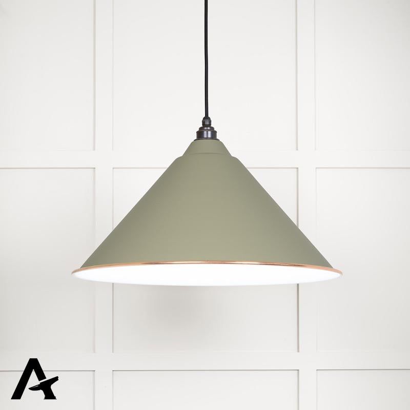 HOCKLEY PENDANT GLOSS 510x290 WHI/TUMP - 49510TU by MARCHES (ANVIL) ARCHITECTURAL HARDWARE