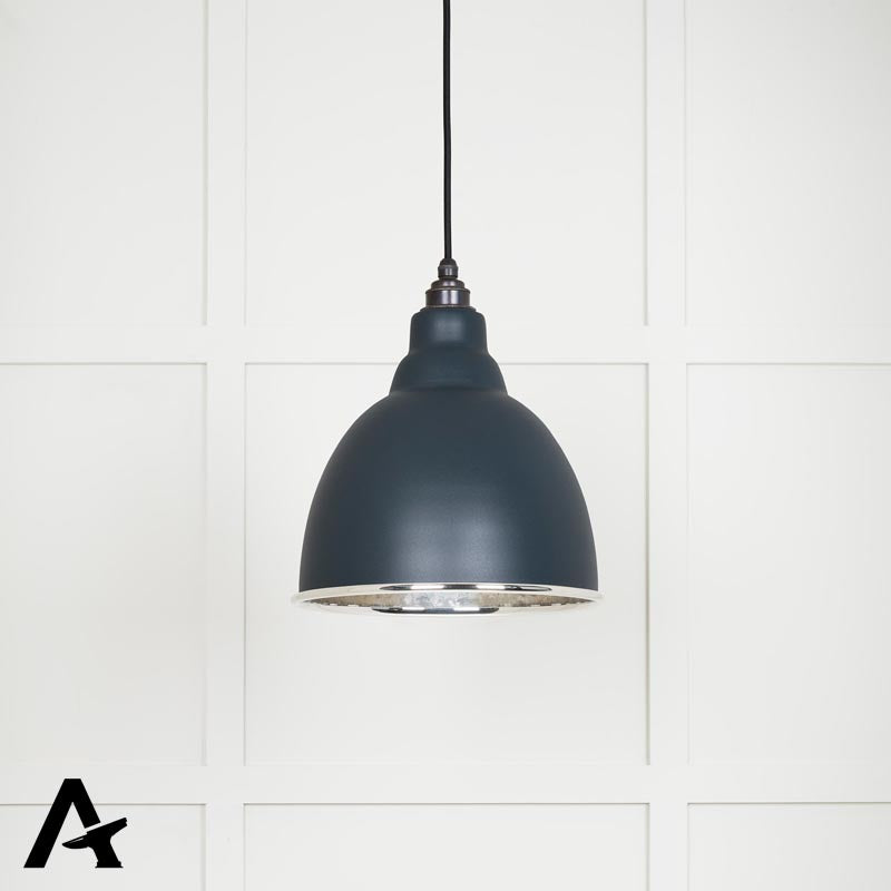 BRINDLEY PENDANT HAMMERED 260x270 PNP/SOOT - 49511SO by MARCHES (ANVIL) ARCHITECTURAL HARDWARE