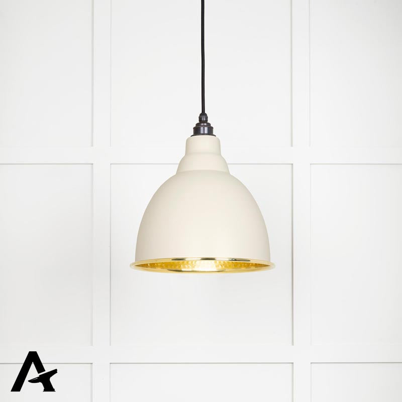 BRINDLEY PENDANT HAMMERED 260x270 PBR/TEASEL - 49517TE by MARCHES (ANVIL) ARCHITECTURAL HARDWARE
