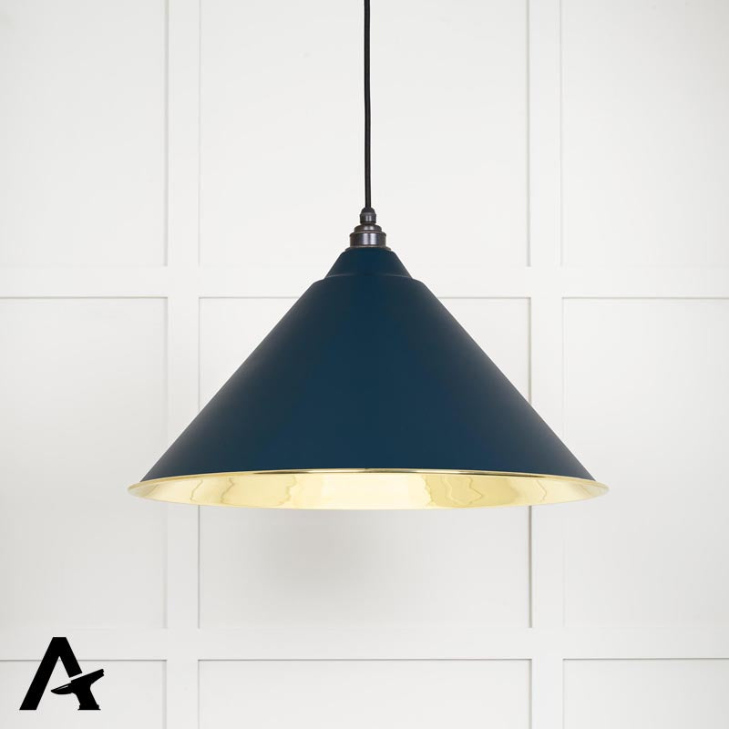 HOCKLEY PENDANT SMOOTH 510x290 BRS/DUSK - 49524DU by MARCHES (ANVIL) ARCHITECTURAL HARDWARE