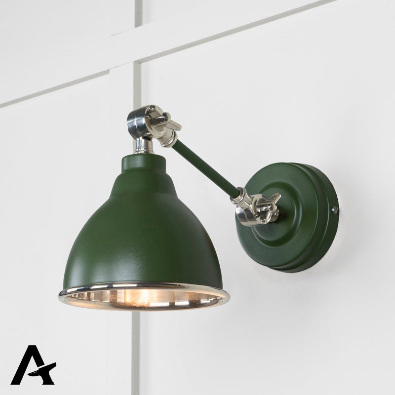BRINDLEY WALL LIGHT SMOOTH 139x124 PNP/HEATH - 49715SH by MARCHES (ANVIL) ARCHITECTURAL HARDWARE