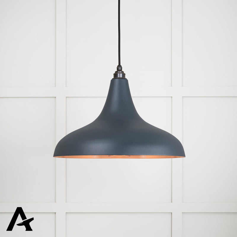 FRANKLEY PENDANT SMOOTH 412x240 COP/SOOT - 49720SSO by MARCHES (ANVIL) ARCHITECTURAL HARDWARE