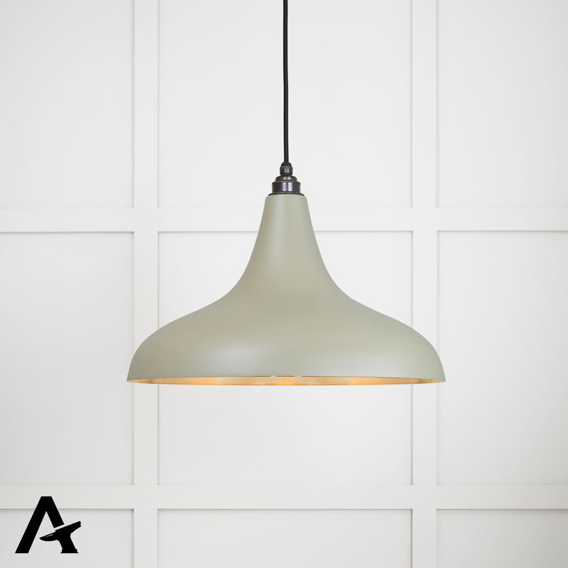 FRANKLEY PENDANT SMOOTH 412x240 BRS/TUMP - 49722STU by MARCHES (ANVIL) ARCHITECTURAL HARDWARE
