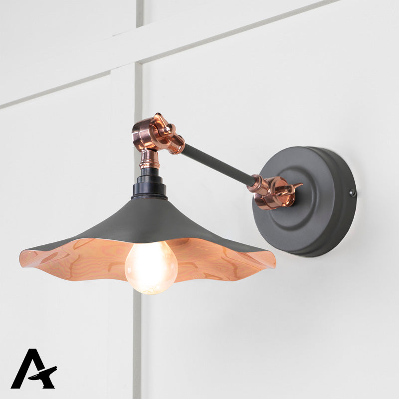 FLORA WALL LIGHT SMOOTH 217x063 COP/BLUFF by MARCHES (ANVIL) ARCHITECTURAL HARDWARE