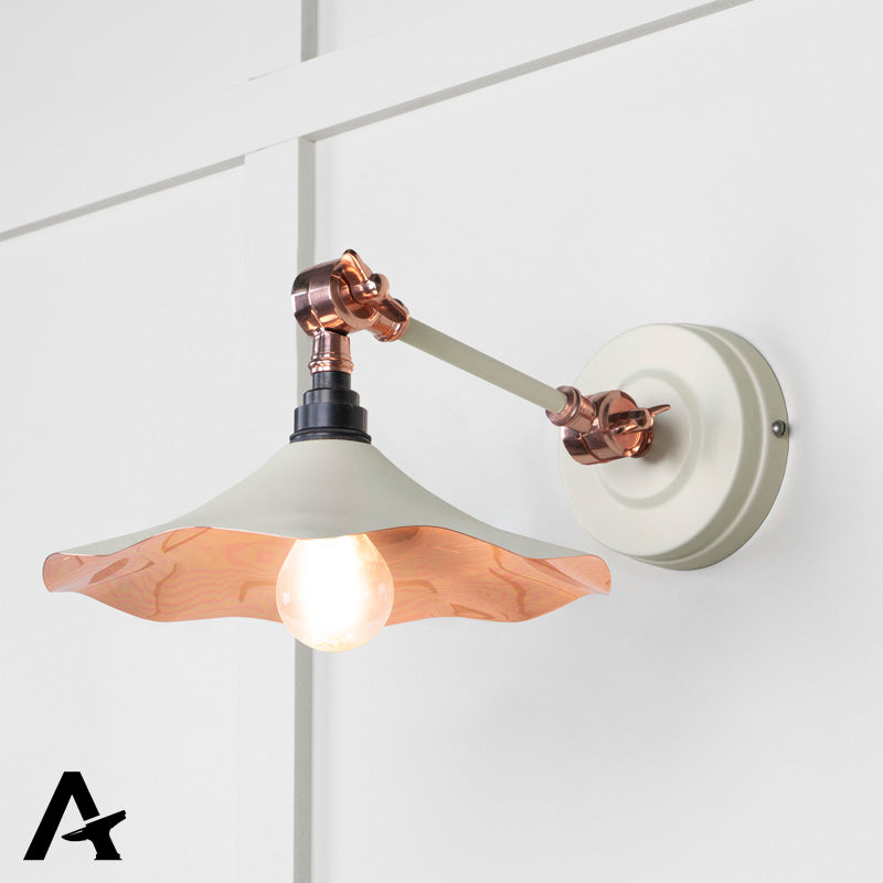 FLORA WALL LIGHT SMOOTH 217x063 COP/TEASEL by MARCHES (ANVIL) ARCHITECTURAL HARDWARE