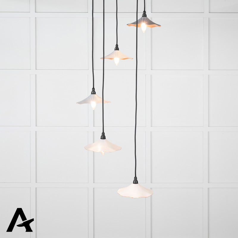 FLORA CLUSTER PENDANT HAMMERED 217x063 COP/BIRCH by MARCHES (ANVIL) ARCHITECTURAL HARDWARE