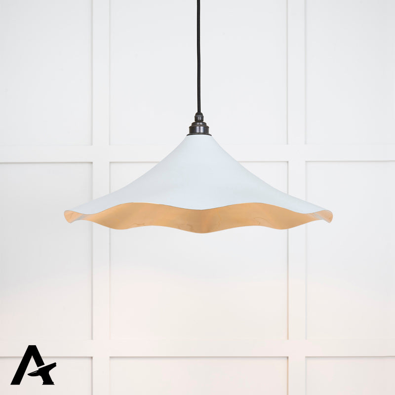 FLORA PENDANT SMOOTH 500x146 BRS/BIRCH - 49731SBI by MARCHES (ANVIL) ARCHITECTURAL HARDWARE