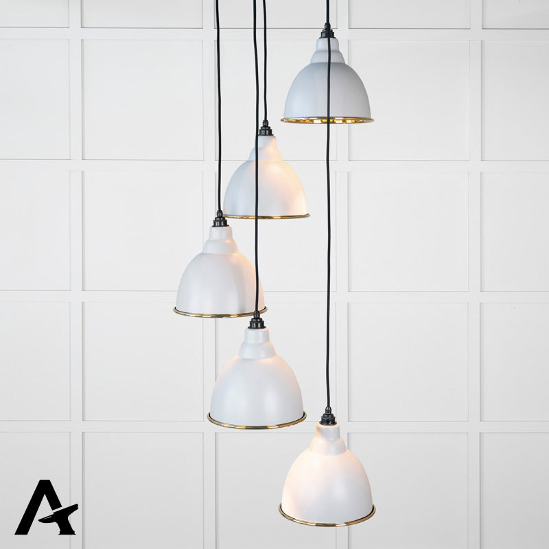 BRINDLEY CLUSTER PENDANT SMOOTH 260x270 BRS/BIRCH by MARCHES (ANVIL) ARCHITECTURAL HARDWARE