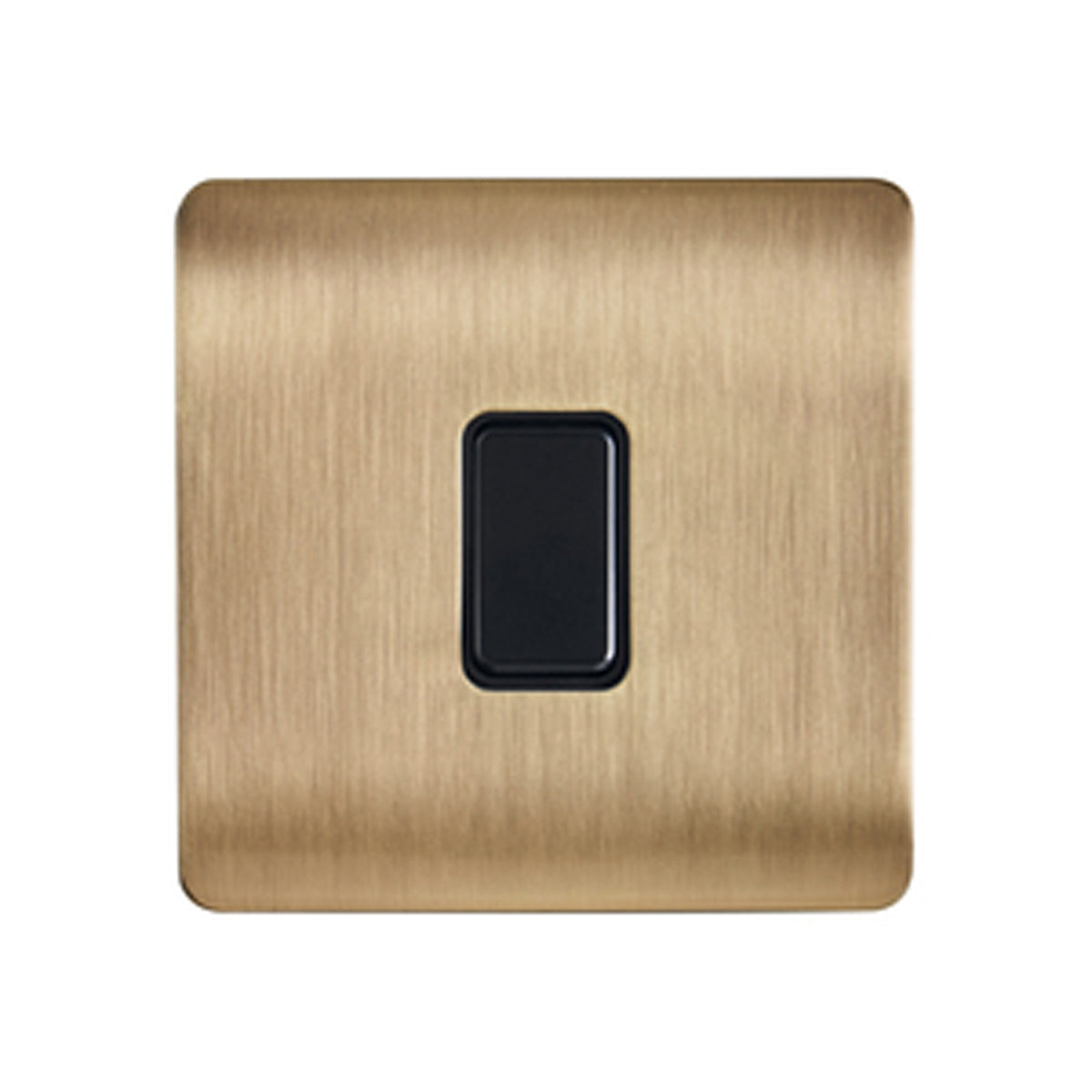 KINETIC DECORATIVE SWITCH ON/OFF IP20 1G SBR/BLK