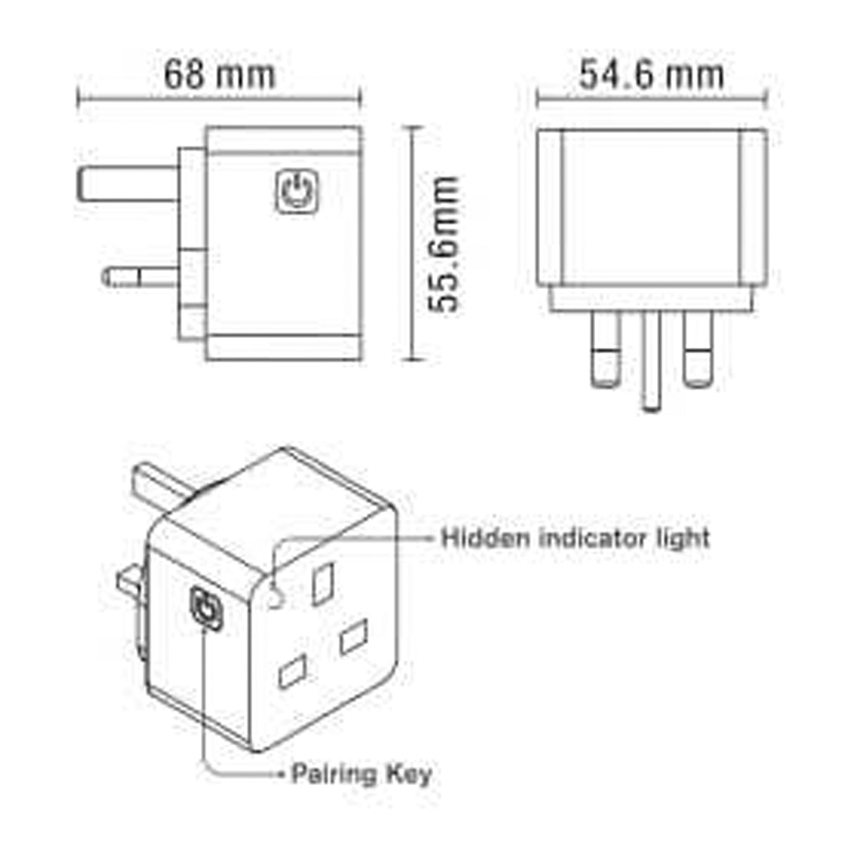 KINETIC SMART PIN PLUG UK RF+WIFI