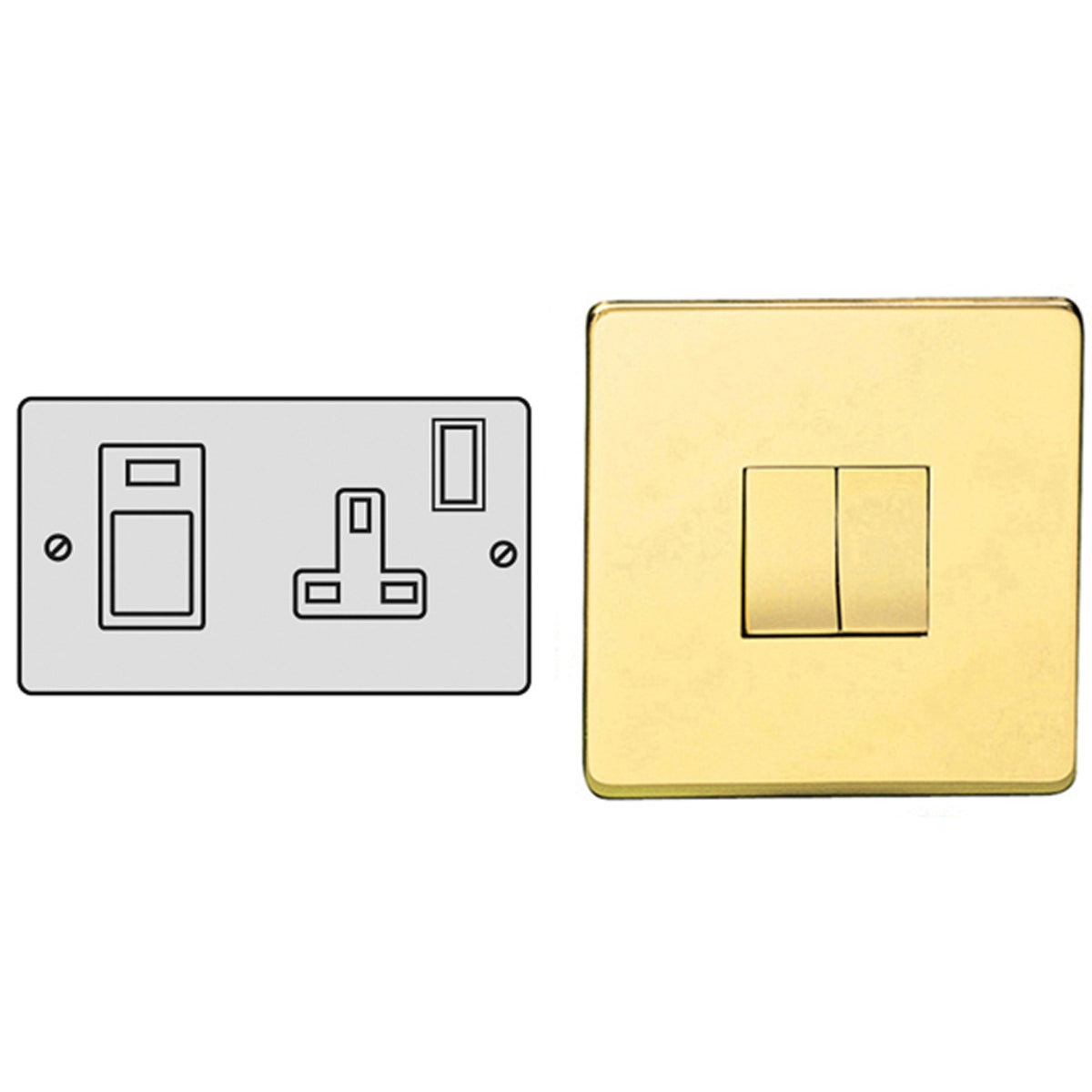 STR SWITCH 45A COOKER PBR/WHI by M MARCUS LTD