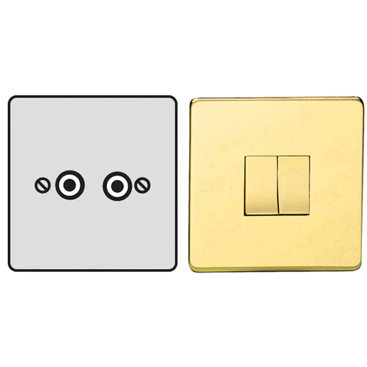 STR SAT/TV SOCKET PBR/WHI – LFM1025C