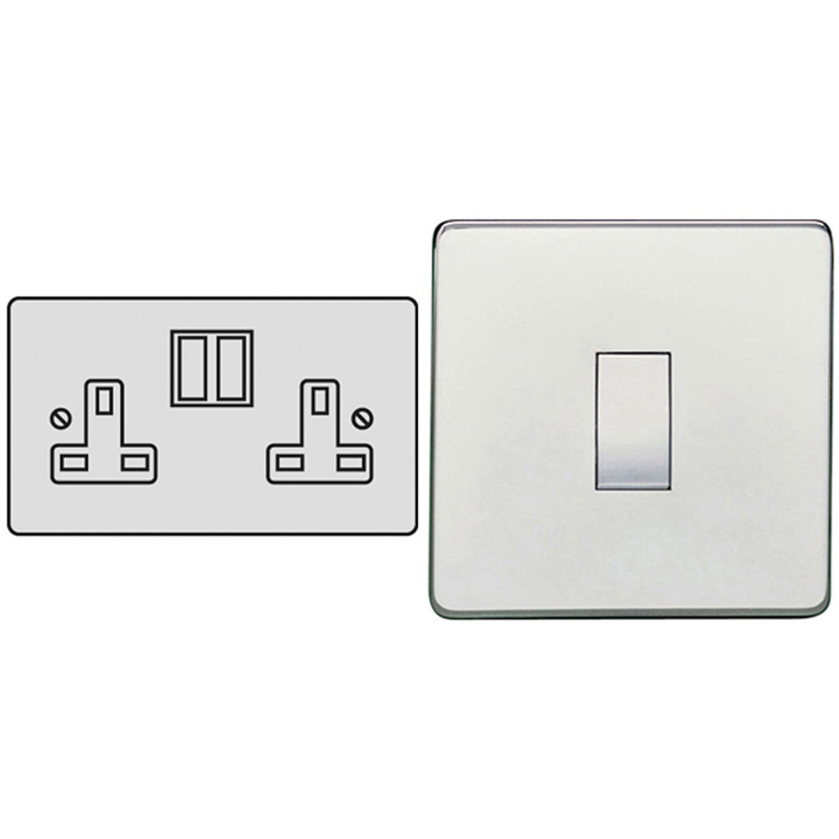 STR S/SOCKET 13A DBL PCP/BLK – LFM1029D