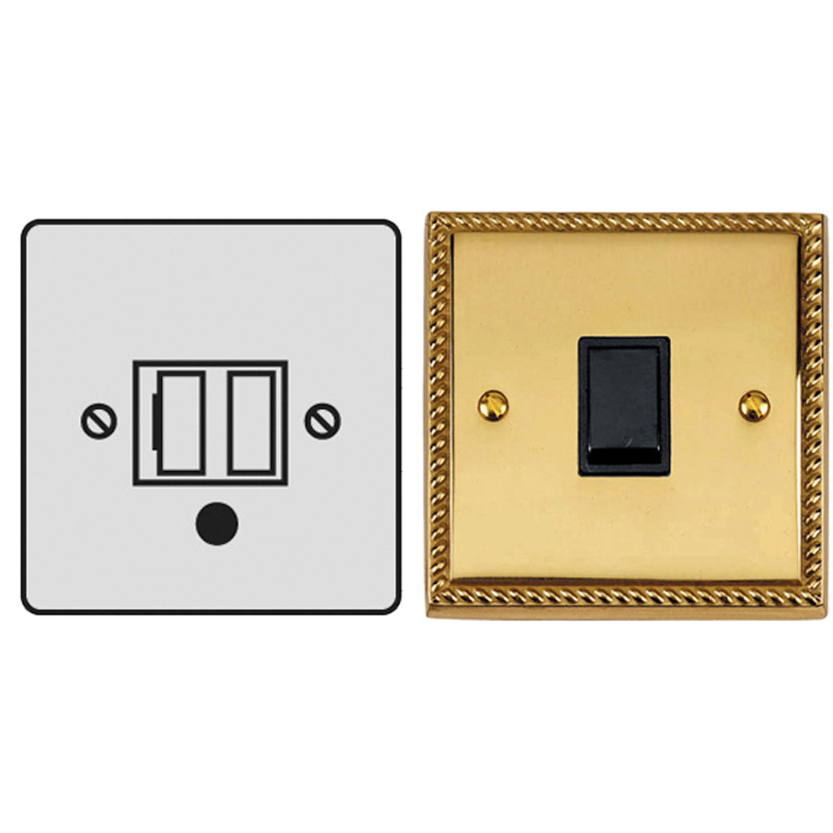 CON F/SPUR 13A SWITCH/CRD GEO/BLK – LFM103H