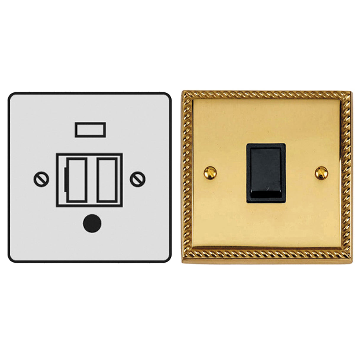 CON F/SPUR 13A SWITCH/CRD GEO/N WHI by M MARCUS LTD