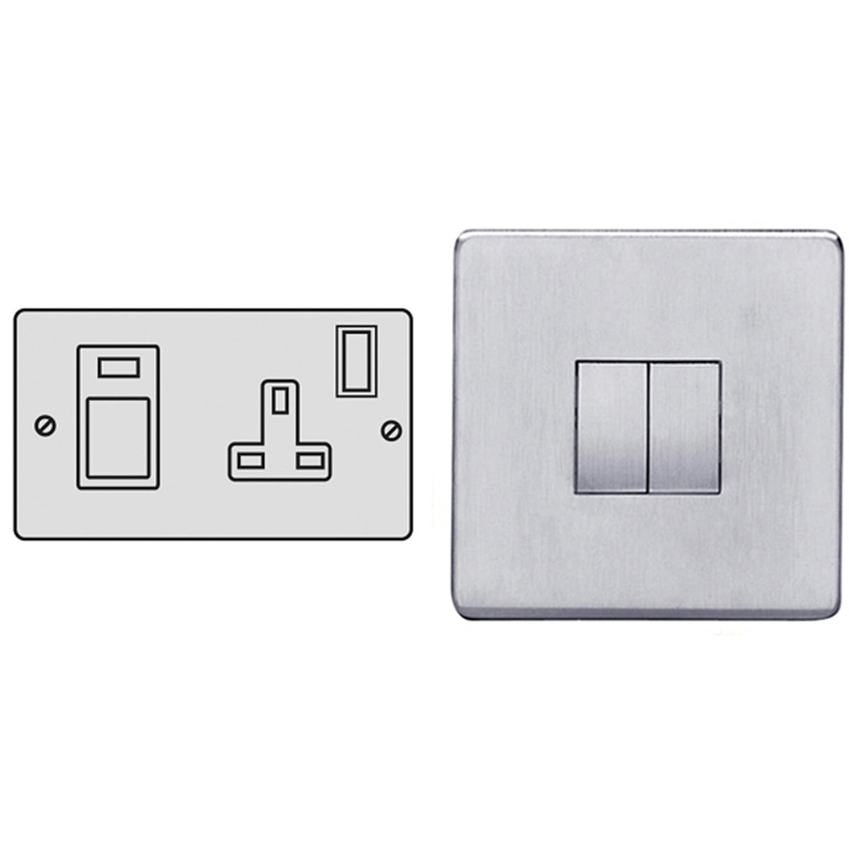 STR SWITCH 45A COOKER SCP/WHI by M MARCUS LTD