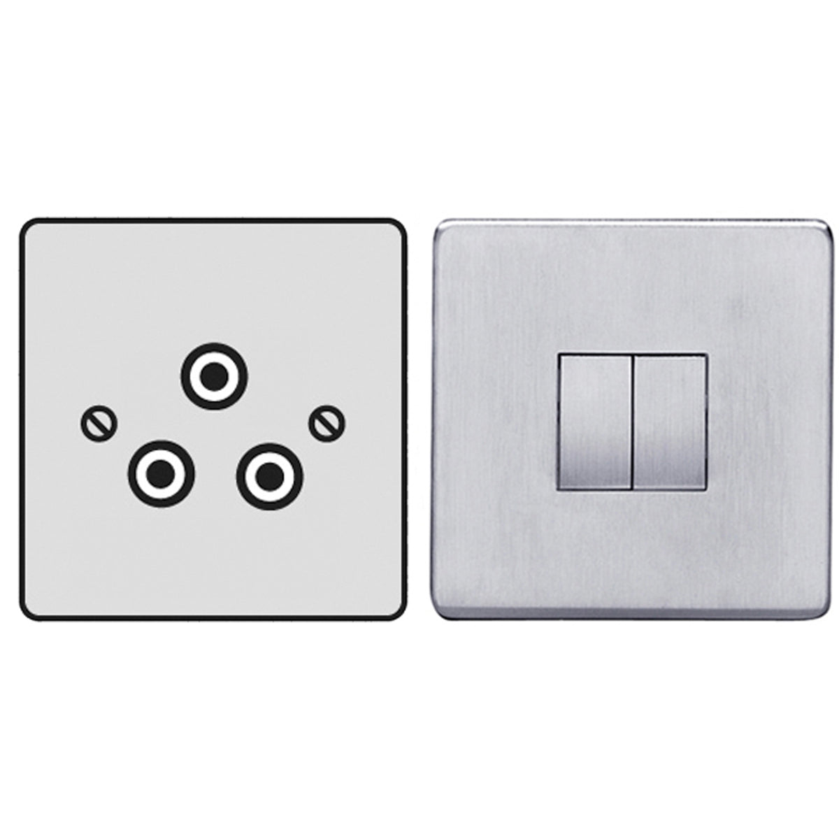 STR R/PIN SOCKET 5A 3PIN SCP/WHI – LFM1052A