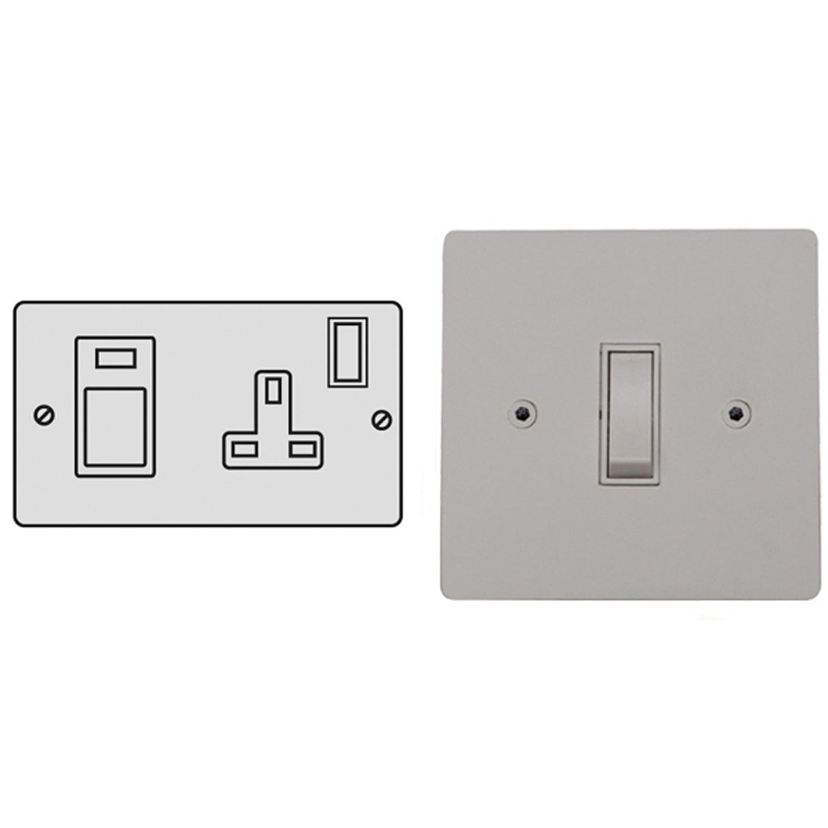 PRF SWITCH 45A COOKER 13A WHI – LFM1112B
