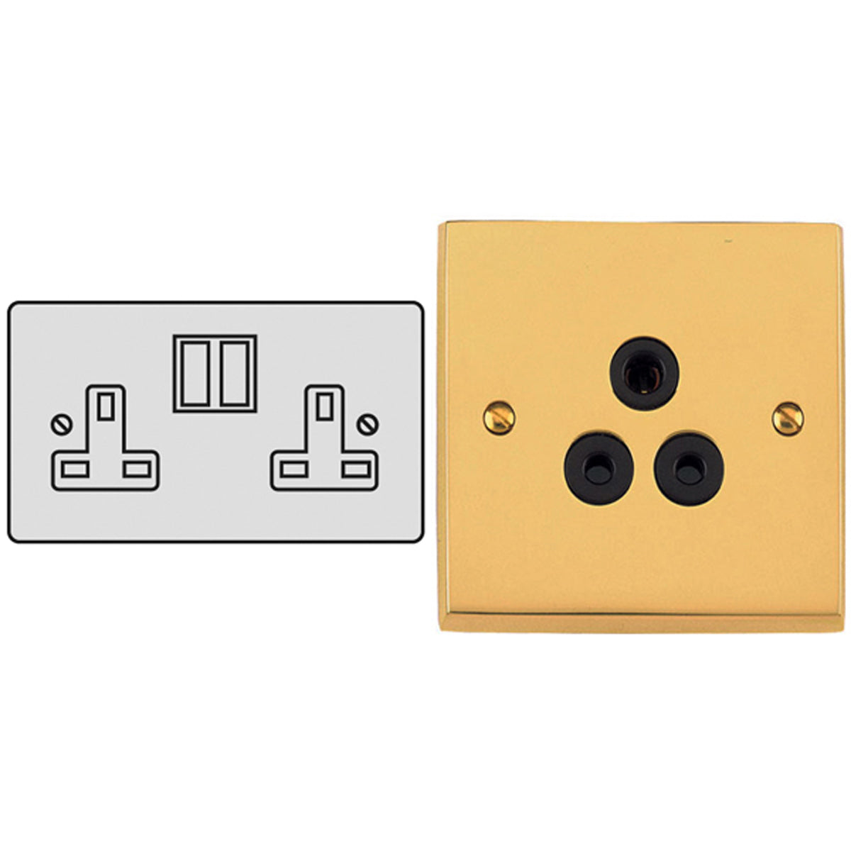 CON S/SOCKET 13A DBL VIC/WHI – LFM116C