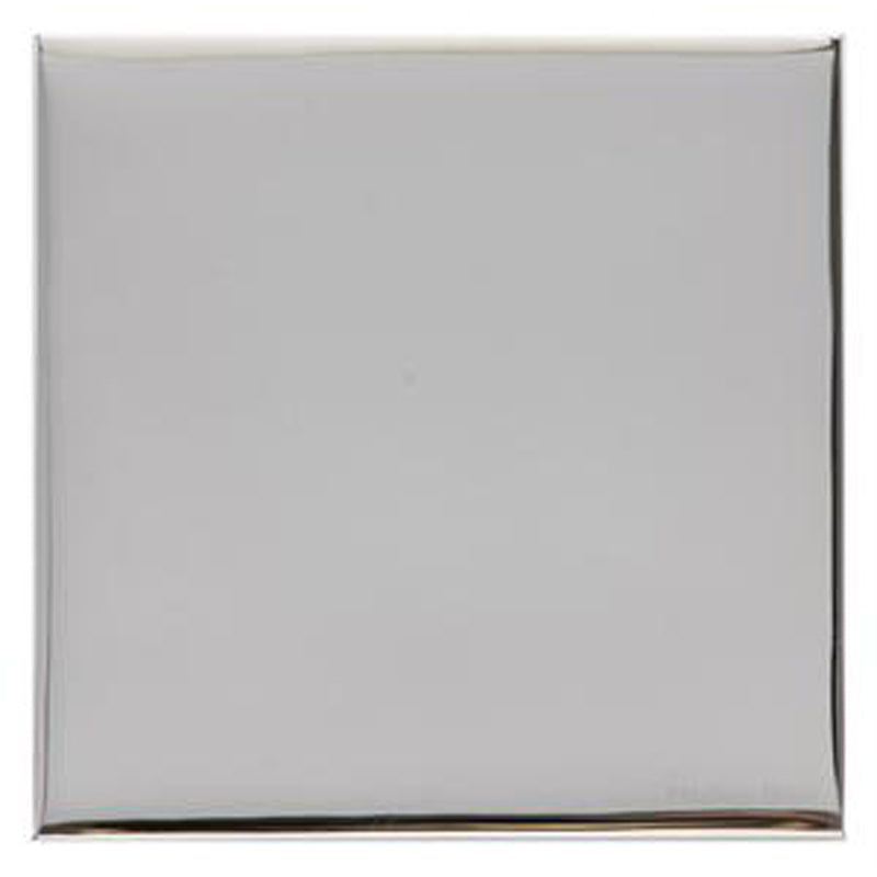 WINCHESTER 02 1G BLANK PLATE, 088x088mm POLISHED CHROME by M MARCUS LTD
