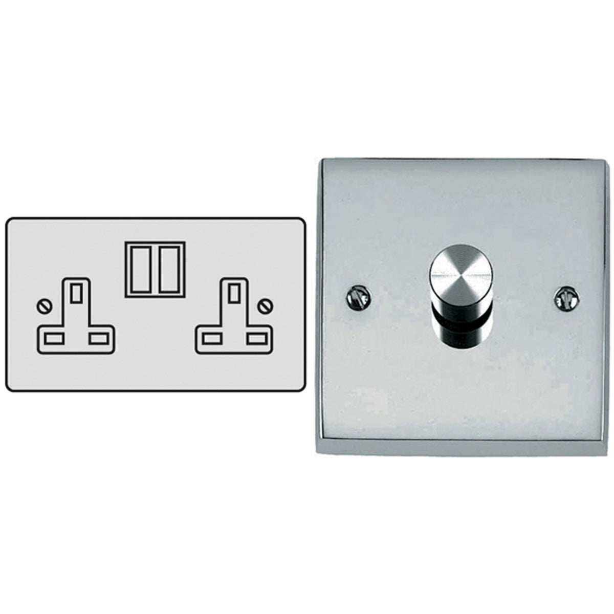 CON S/SOCKET 13A DBL PCP/WHI – LFM130C