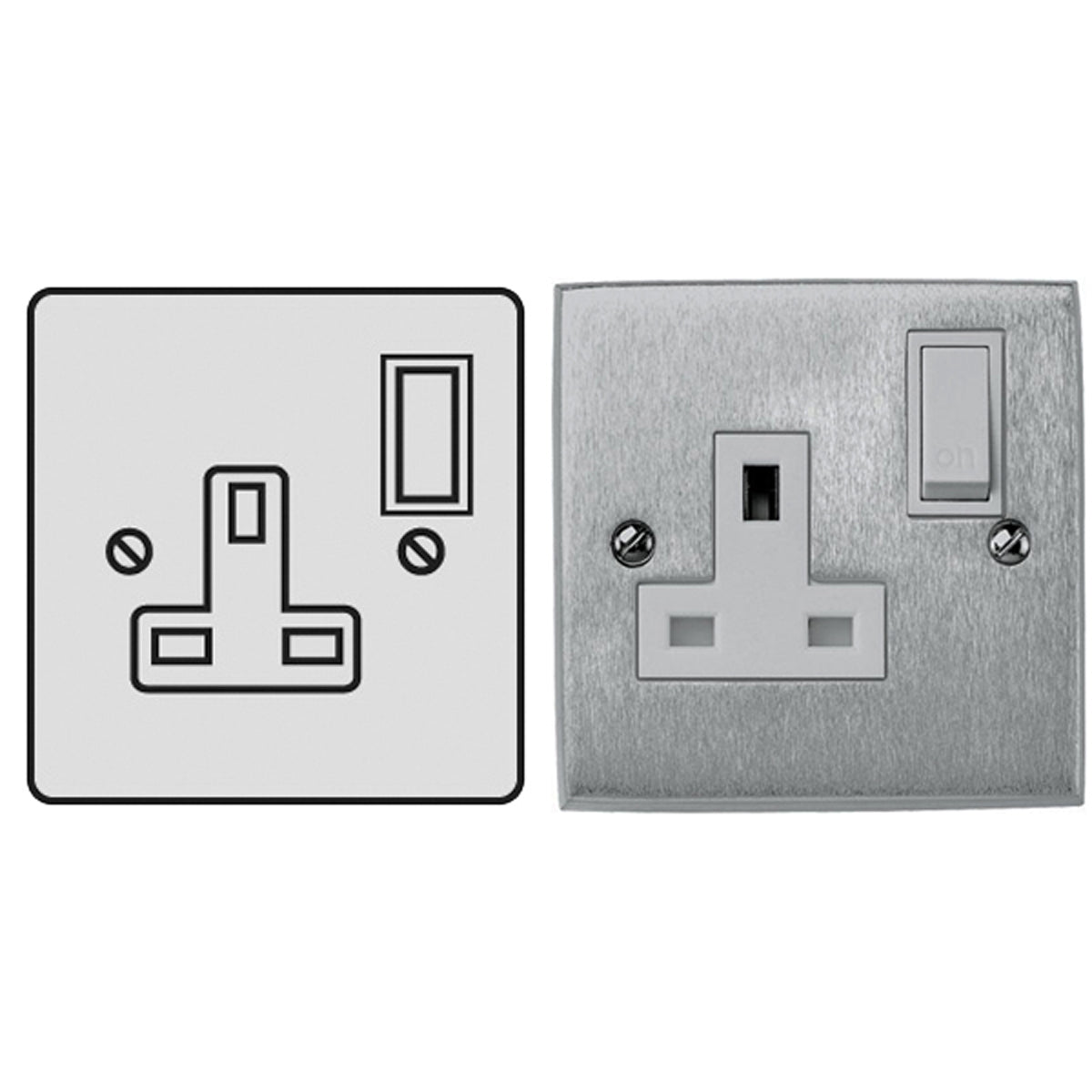 CON S/SOCKET 13A SNG SCP/BLK – LFM144B