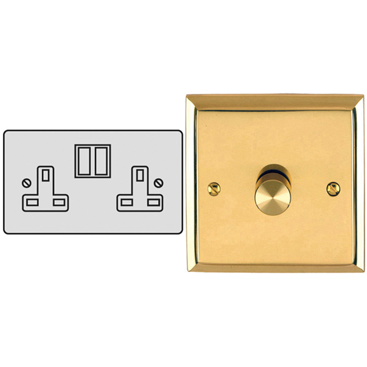 CON S/SOCKET 13A DBL EDW/BLK – LFM172D