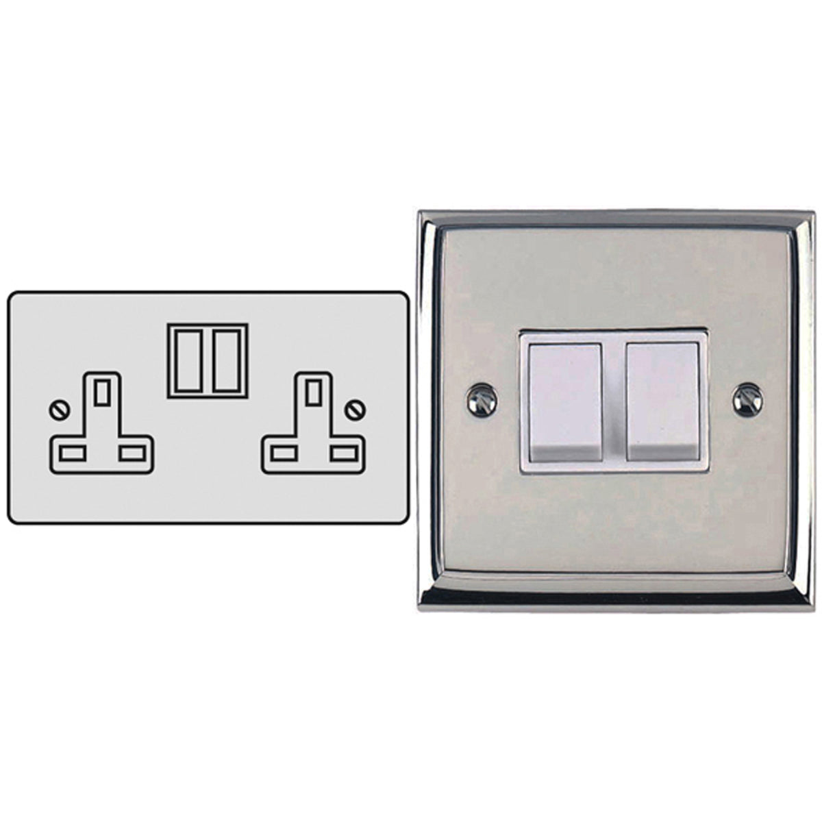 CON S/SOCKET 13A DBL EDC/BLK – LFM186D